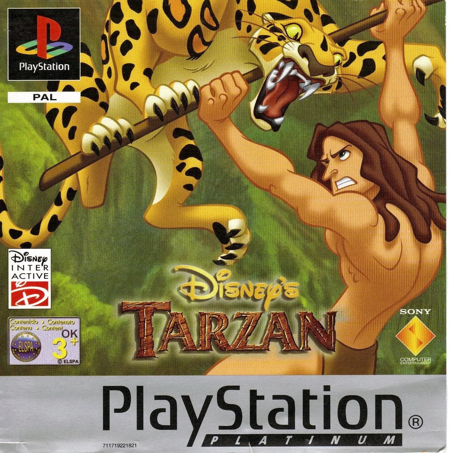 Game | Sony PlayStation PS1 | Tarzan (Platinum) Physical Video Games Game Sony