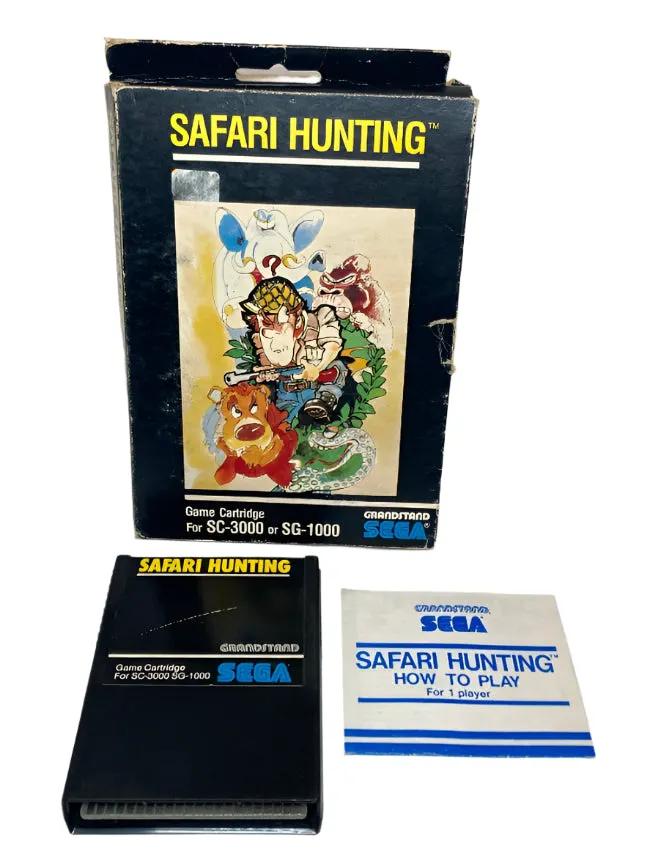 Game | Sega SG-1000 | Safari Hunting (Grandstand) Physical Video Games Game Sega