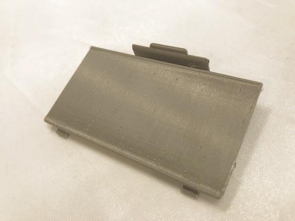 Parts | 3D Printed | Sega Saturn | Replacement Rear Battery Door Cover