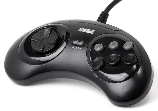 Controller | Sega Mega Drive Genesis | Genuine Control Pad 3 6 Button