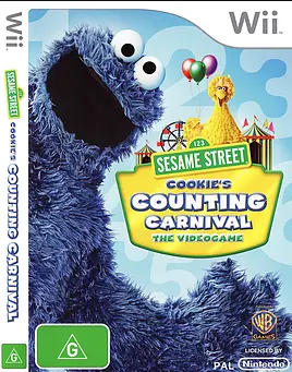 Game | Nintendo Wii | Sesame Street: Cookie's Counting Carnival Physical Video Games Game Nintendo