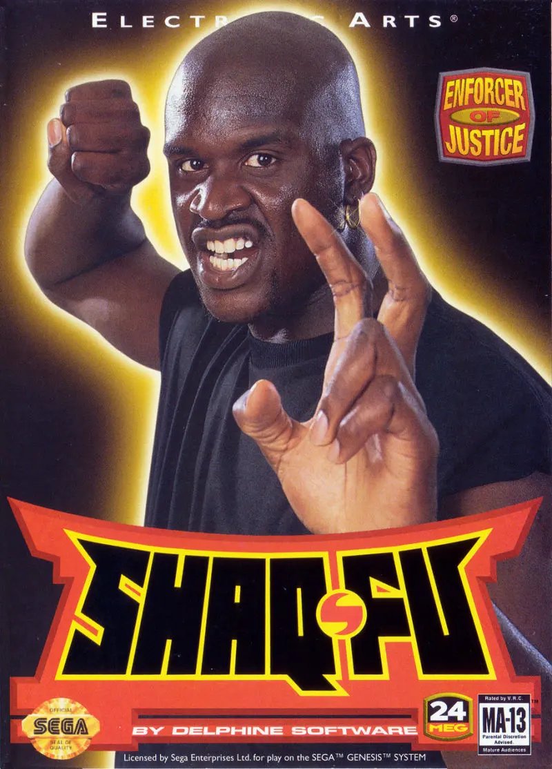 Game | Sega Genesis | Shaq Fu Physical Video Games Game Sega