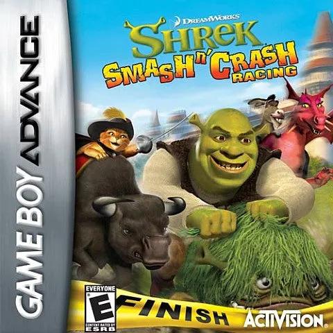 Game | Nintendo Game Boy Advance GBA | Shrek Smash N' Crash Racing Physical Video Games Game Nintendo