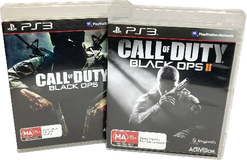 Game | Sony PlayStation PS3 | Call Of Duty: Black Ops 1 2 Bundle Pack Physical Video Games Game Sony
