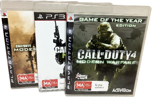 Game | Sony PlayStation PS3 | Call Of Duty: Modern Warfare 2 3 4 Bundle Pack Physical Video Games Game Sony