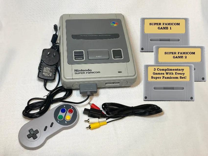 Console | Nintendo Super Famicom SFC SNES Set Video Game Consoles Console Nintendo