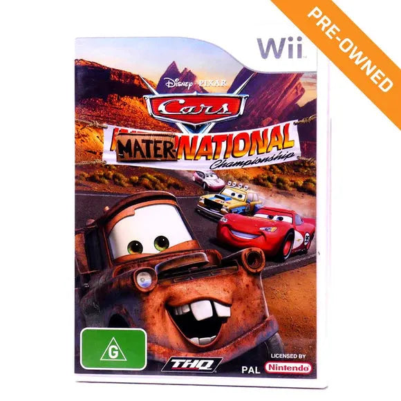 Game | Nintendo Wii | Cars Mater-National Championship Physical Video Games Game Nintendo