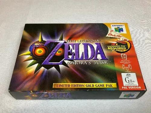 Game | Nintendo N64 | Zelda Majora's Mask Limited Edition Physical Video Games Game Nintendo