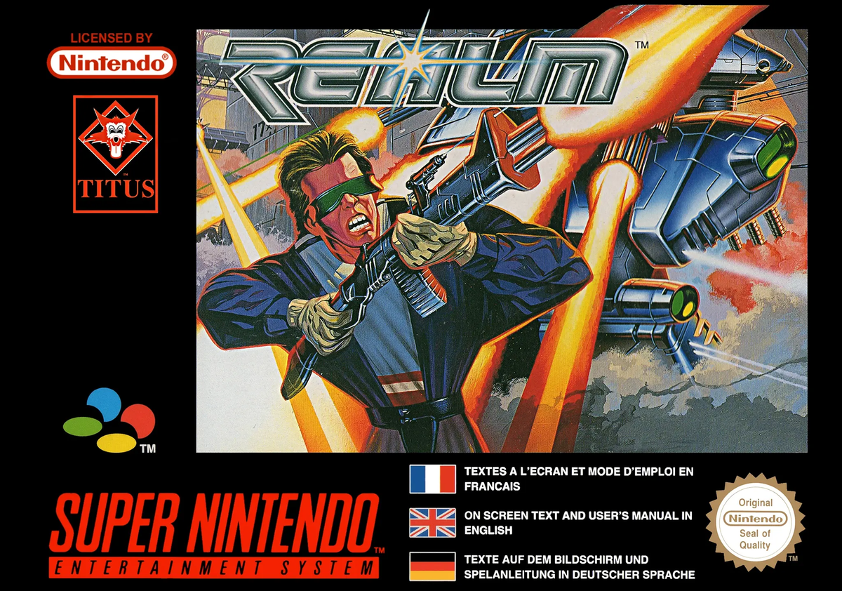 Game | Super Nintendo SNES | Realm Physical Video Games Game Nintendo