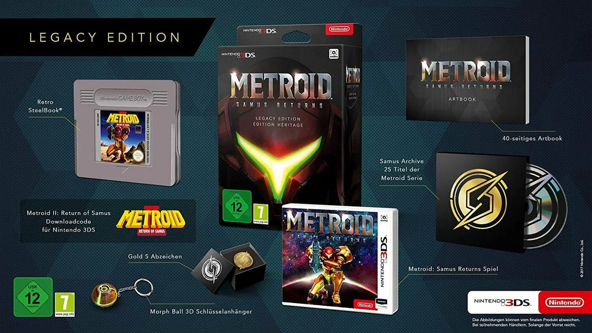 Game | Nintendo 3DS | Metroid Samus Returns (Legacy Edition) Physical Video Games Game Nintendo