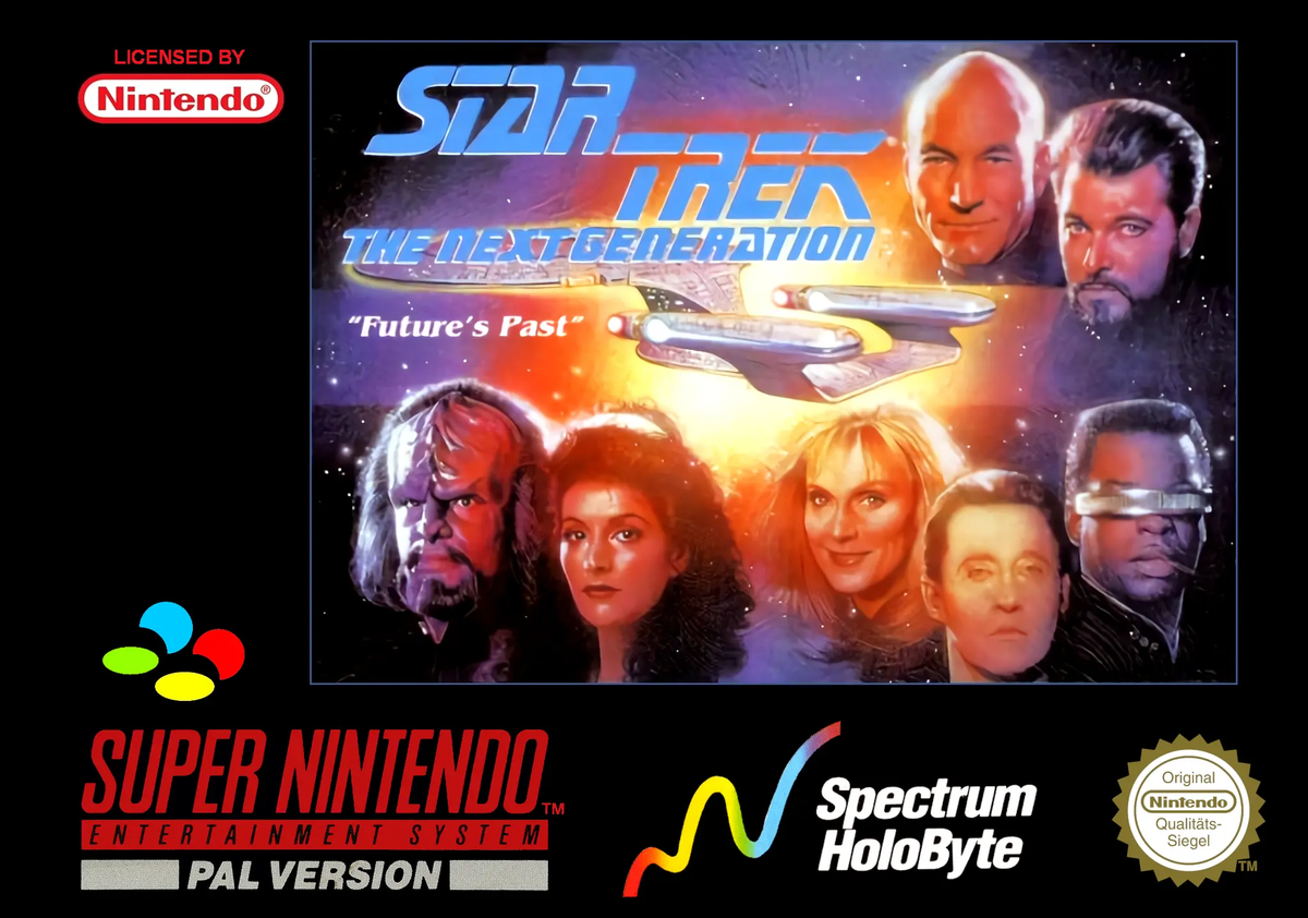 Game | Super Nintendo SNES | Star Trek The Next Generation Physical Video Games Game Nintendo