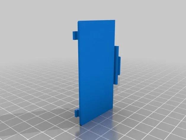 Parts | 3D Printed | Sega Saturn | Replacement Rear Battery Door Cover Home Game Console Accessories Accessory RetroSales.com.au