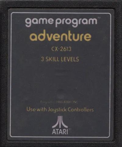 Game | Atari 2600 | Adventure (Text Label) Physical Video Games Game Atari