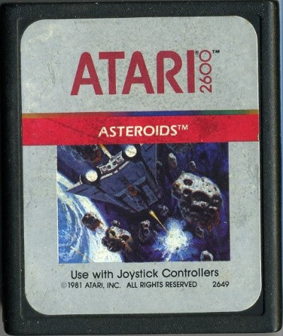 Game | Atari 2600 | Asteroids (Silver Label)