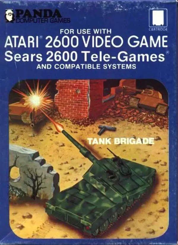 Game | Atari 2600 | Tank Brigade Physical Video Games Game Atari