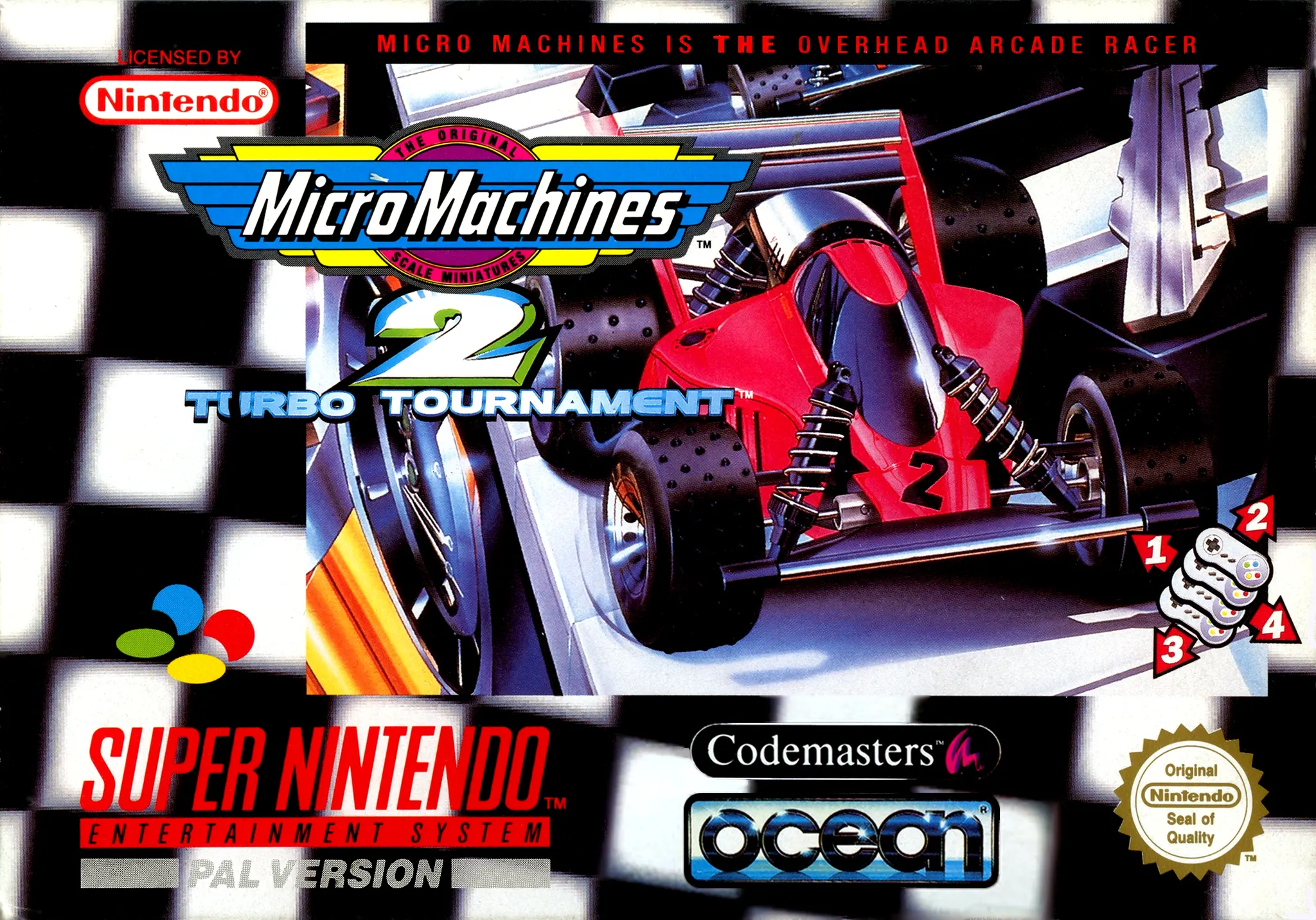 Game | Super Nintendo SNES | Micro Machines 2: Turbo Tournament Physical Video Games Game Nintendo