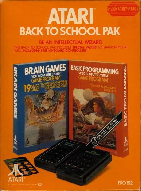 Game | Atari 2600 | Atari Back To School Pak Physical Video Games Game Atari