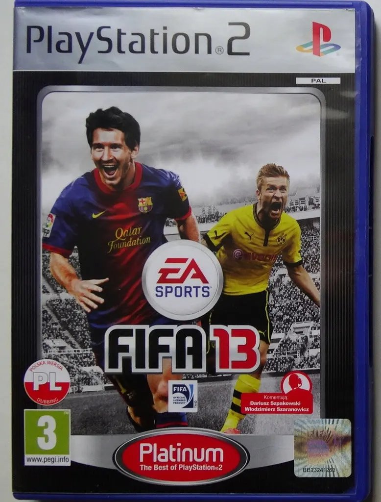 Game | Sony PlayStation PS2 | FIFA 13 (Platinum) Physical Video Games Game Sony