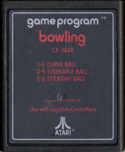 Game | Atari 2600 | Bowling (Text Label)