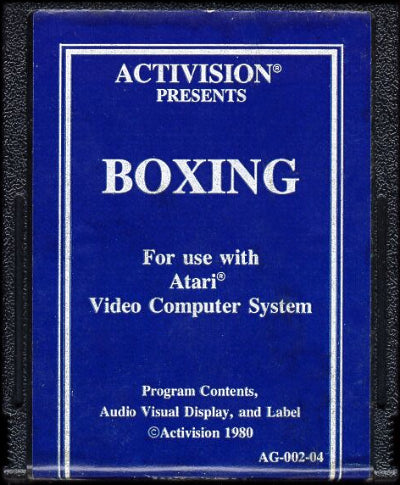 Game | Atari 2600 | Boxing (Blue Label)