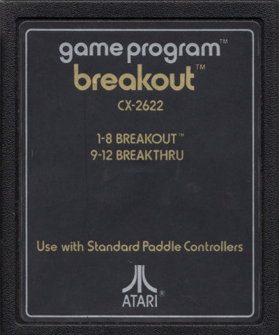 Game | Atari 2600 | Breakout (Text Label)