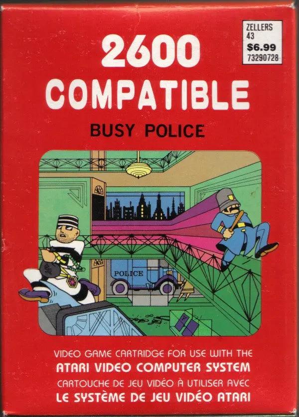 Game | Atari 2600 | Busy Police (Zellers) Physical Video Games Game Atari