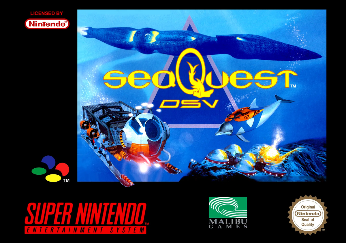 Game | Super Nintendo SNES | Sea Quest DSV Physical Video Games Game Nintendo