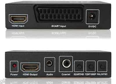RGB SCART to 1080p HDMI Upscaler HD PAL NTSC Play Retro Video Game Modern TV LCD LED Home Game Console Accessories Accessory RetroSales.com.au