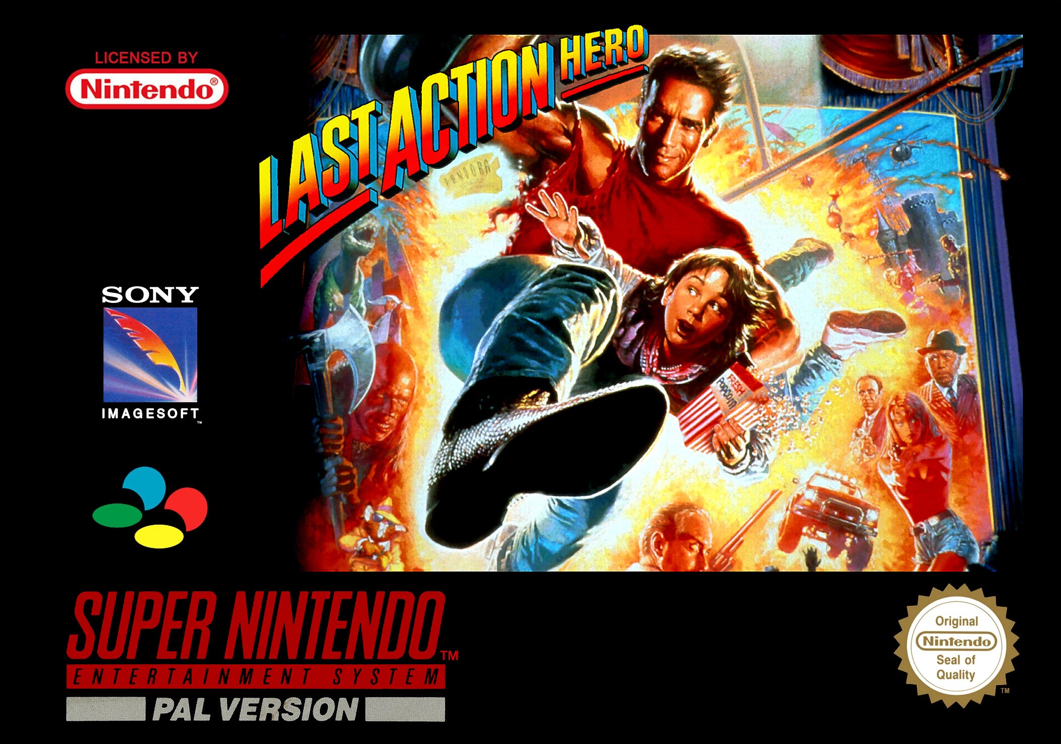 Game Super Nintendo SNES Last Action Hero