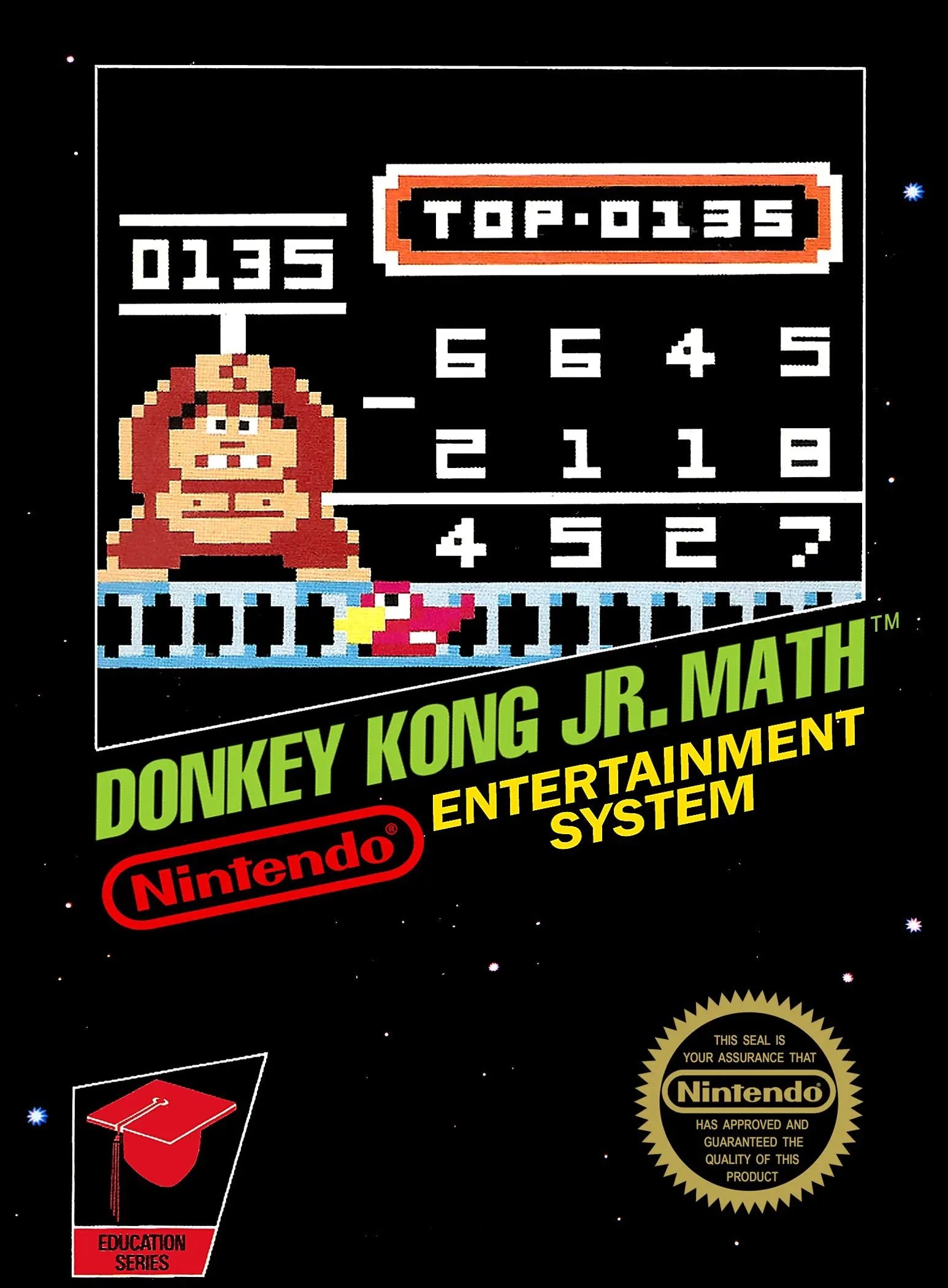 Game | Nintendo NES | Donkey Kong Jr Math Physical Video Games Game Nintendo