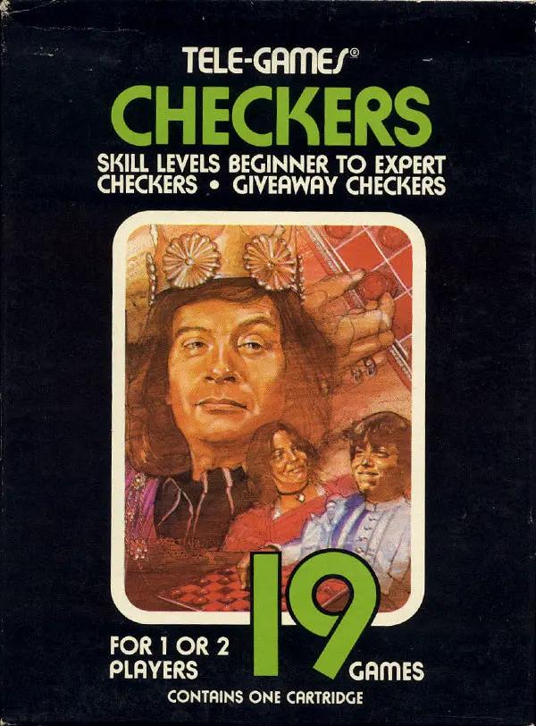 Game | Atari 2600 | Checkers (Tele Games) Physical Video Games Game Atari