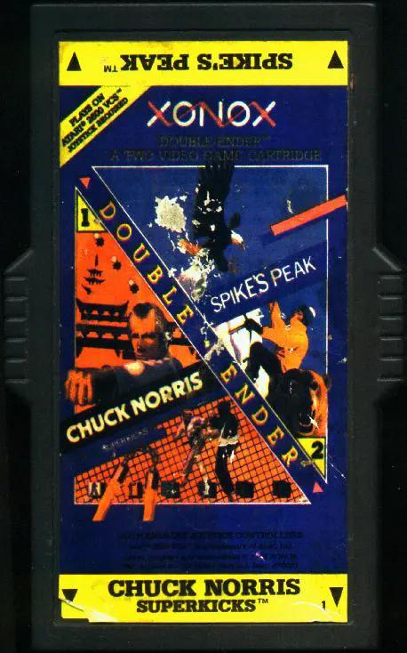 Game | Atari 2600 | Chuck Norris Superkicks & Spike's Peak Physical Video Games Game Atari