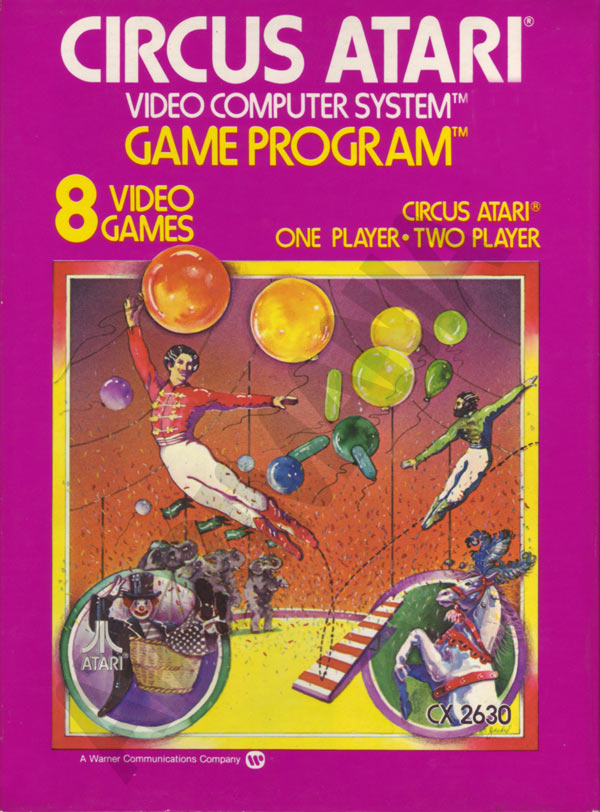 Game | Atari 2600 | Circus Atari (Text Label)