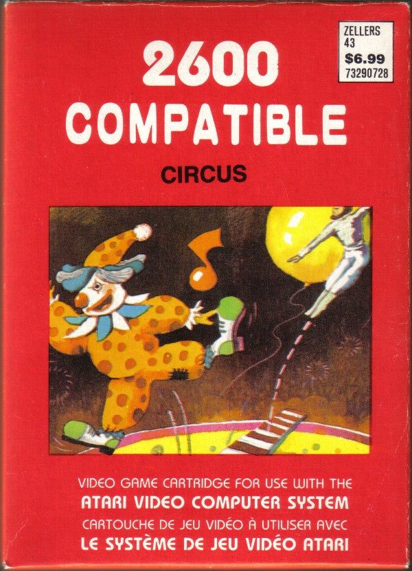 Game | Atari 2600 | Circus (Zellers)