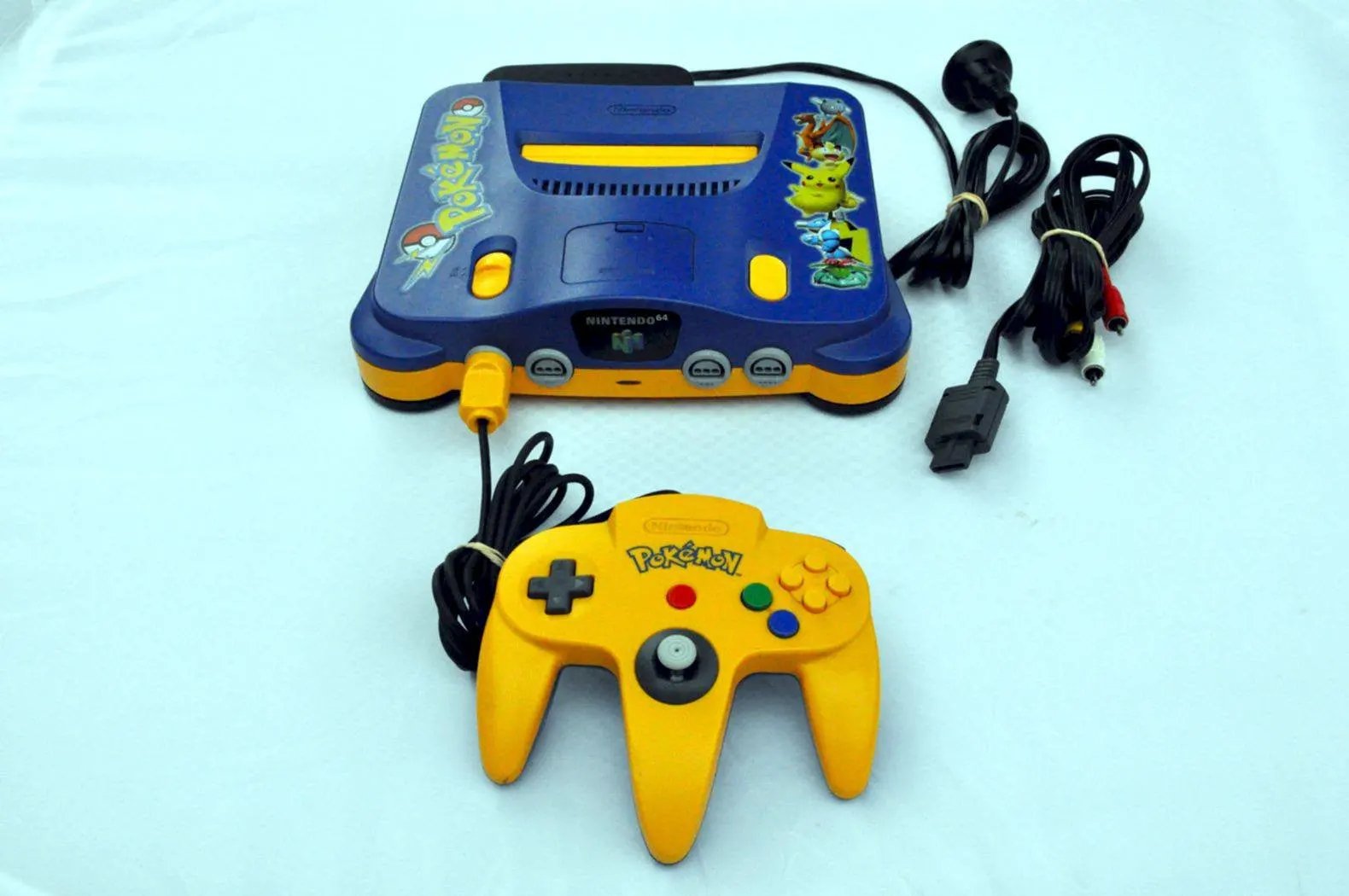 Console | Nintendo 64 | N64 Pokemon Special Edition Console NUS-001 + Controller Video Game Consoles Console Nintendo
