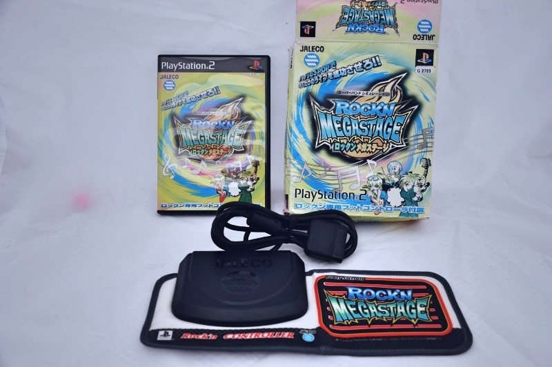 Controllers & Attachments - Game | PS2 Rockin' Mega Stage Music Game With Foot Controller Japanese Ntsc-j