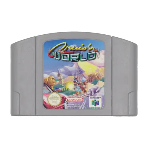 Game | Nintendo N64 | Cruis'n World Physical Video Games Game Nintendo