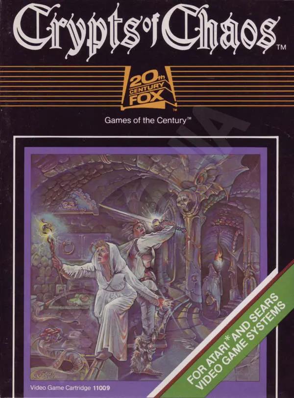 Game | Atari 2600 | Crypts Of Chaos Physical Video Games Game Atari