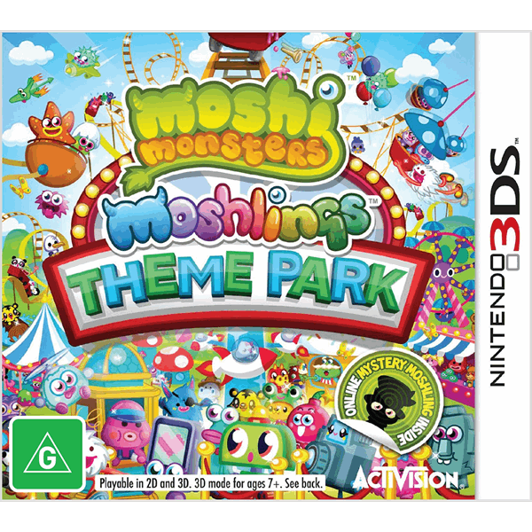 Game | Nintendo 3DS | Moshi Monsters: Moshlings Theme Park Physical Video Games Game Nintendo