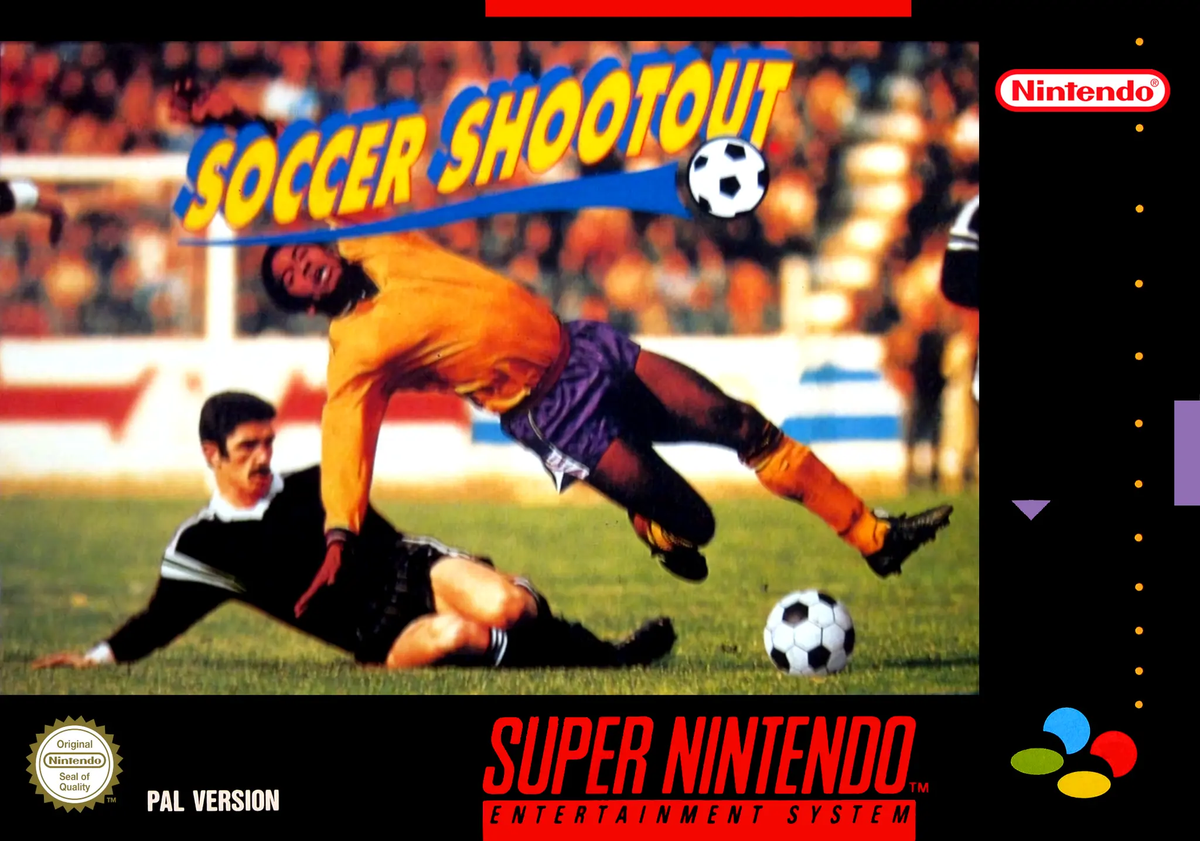 Game | Super Nintendo SNES | Soccer Shootout Physical Video Games Game Nintendo
