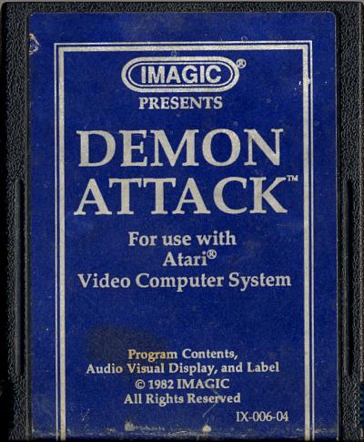 Game | Atari 2600 | Demon Attack (Blue Label)