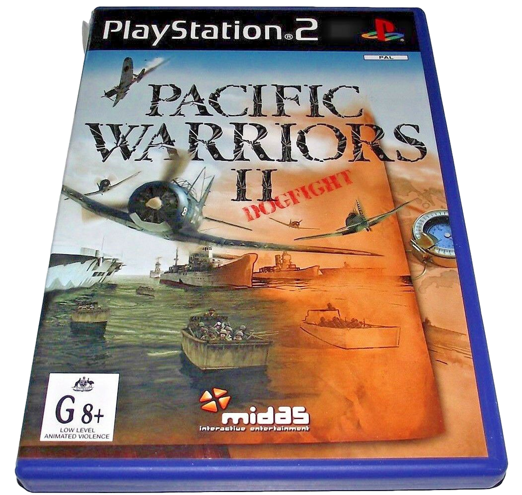 Game | Sony PlayStation PS2 | Pacific Warriors II Dogfight Physical Video Games Game Sony