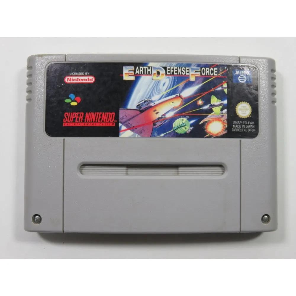 Game | Super Nintendo SNES | Earth Defense Force Physical Video Games Game Nintendo