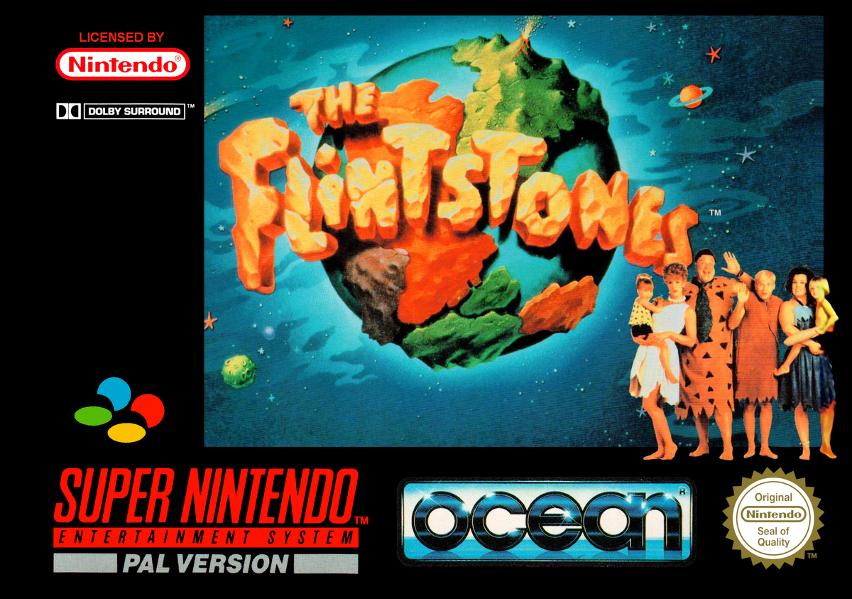 Game | Super Nintendo SNES | The Flintstones Physical Video Games Game Nintendo