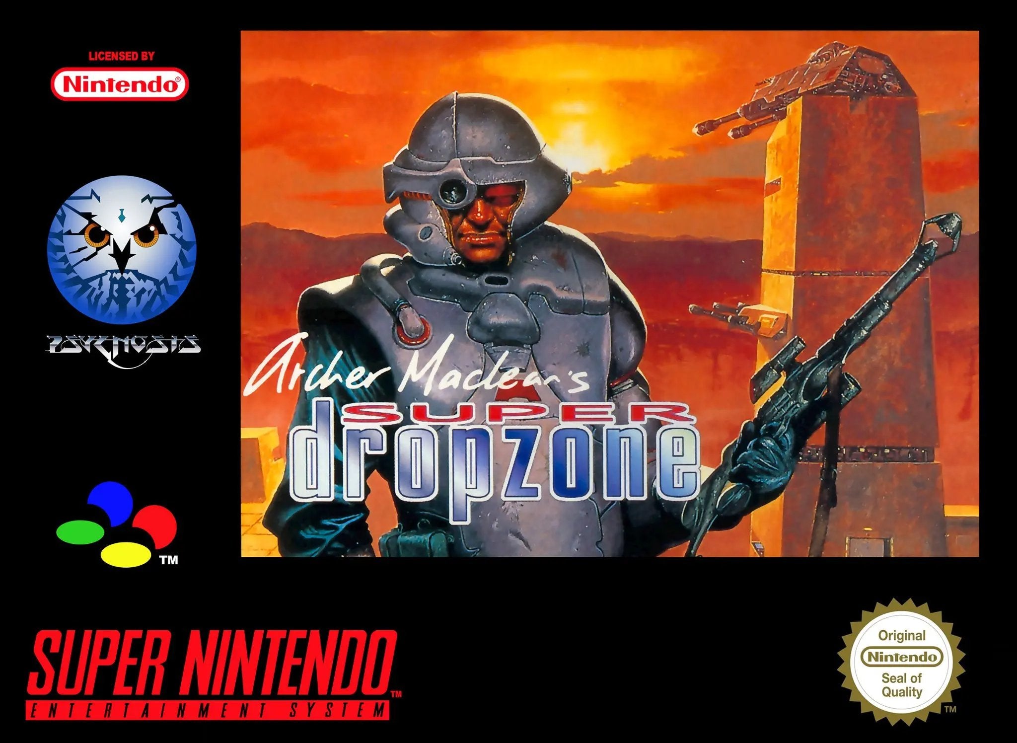 Game | Super Nintendo SNES | Archer Maclean's Super Dropzone Physical Video Games Game Nintendo