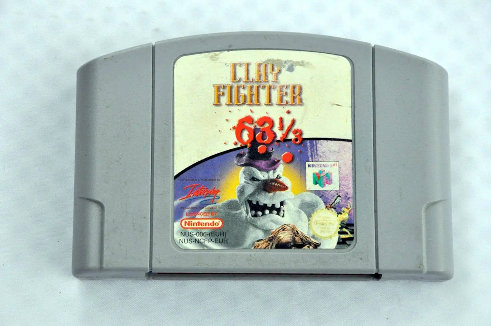 Game | Nintendo N64 | Clay Fighter 63 1/3 Physical Video Games Game Nintendo