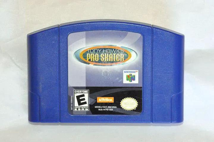 Game | Nintendo N64 | Tony Hawk's Pro Skater Physical Video Games Game Nintendo