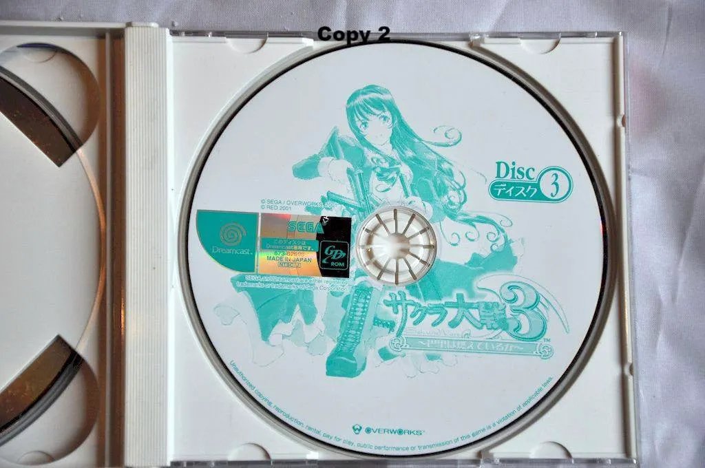 Game | Sega Dreamcast | Sakura Wars Taisen 3 Physical Video Games Game Sega