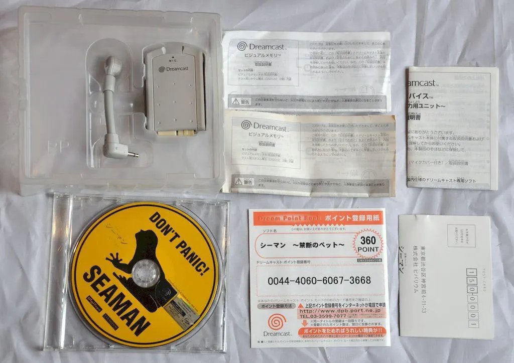 Game | Sega Dreamcast | Seaman Physical Video Games Game Sega