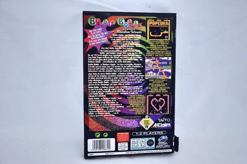 Game | Sega Saturn Bubble Bobble Also Featuring Rainbow Islands Complete Physical Video Games Game Sega
